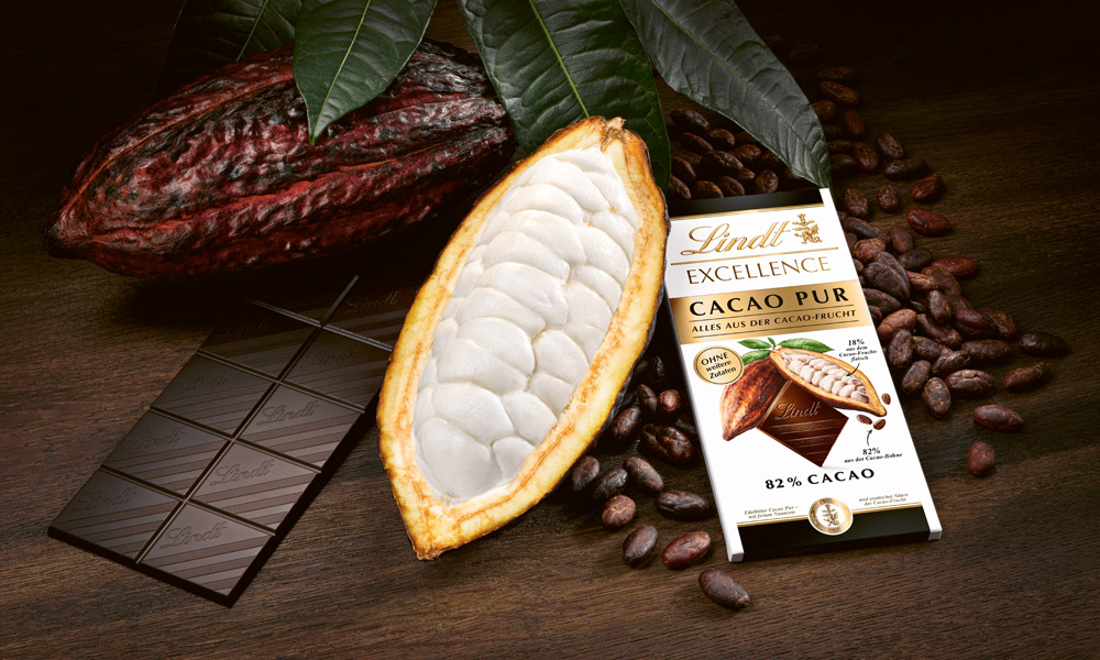 Lindt Excellence Cacao Pur Produktfoto (Photo)
