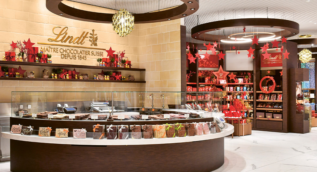 Handgemachte Schokoladetafeln im Shop (Foto)